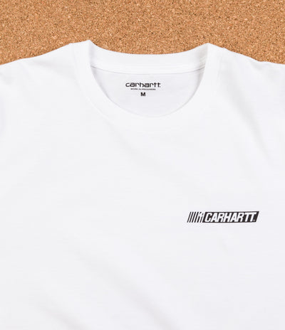 Carhartt Cart Long Sleeve T-Shirt - White / Black