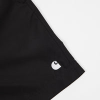 Carhartt Cay Swim Shorts - Black / White thumbnail