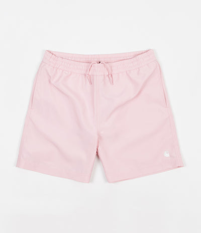 Carhartt Cay Swim Shorts - Sandy Rose / White