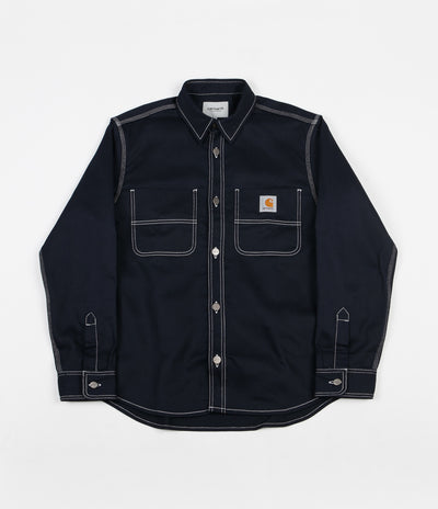 Carhartt Chalk Shirt Jacket - Dark Navy