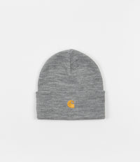 Carhartt Chase Beanie - Grey Heather / Gold