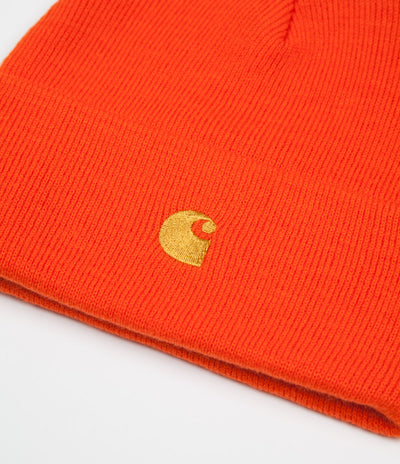 Carhartt Chase Beanie - Pepper / Gold