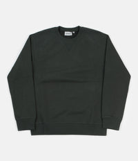 Carhartt Chase Crewneck Sweatshirt - Dark Teal / Gold