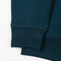 Carhartt Chase Crewneck Sweatshirt - Duck Blue / Gold thumbnail