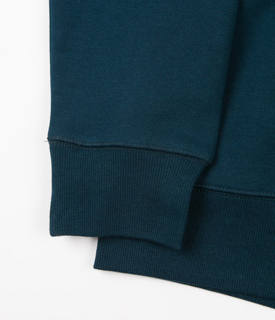 Carhartt Chase Crewneck Sweatshirt - Duck Blue / Gold