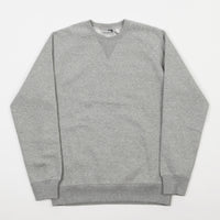 Carhartt Chase Crewneck Sweatshirt - Grey Heather / Gold thumbnail