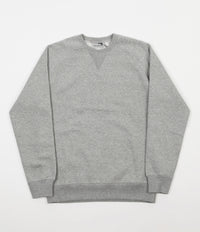 Carhartt Chase Crewneck Sweatshirt - Grey Heather / Gold