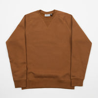 Carhartt Chase Crewneck Sweatshirt - Hamilton Brown / Gold thumbnail