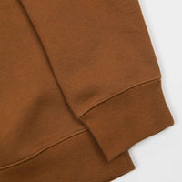 Carhartt Chase Crewneck Sweatshirt - Hamilton Brown / Gold thumbnail