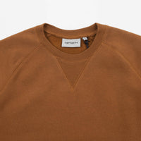 Carhartt Chase Crewneck Sweatshirt - Hamilton Brown / Gold thumbnail