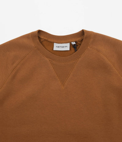 Carhartt Chase Crewneck Sweatshirt - Hamilton Brown / Gold