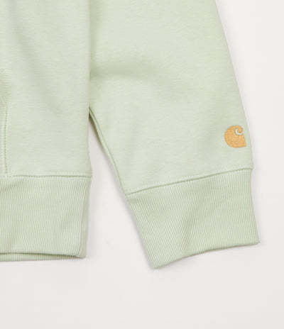 Carhartt Chase Crewneck Sweatshirt - Pale Spearmint / Gold