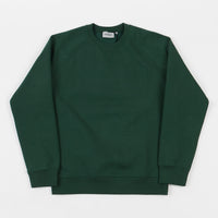 Carhartt Chase Crewneck Sweatshirt - Treehouse / Gold thumbnail