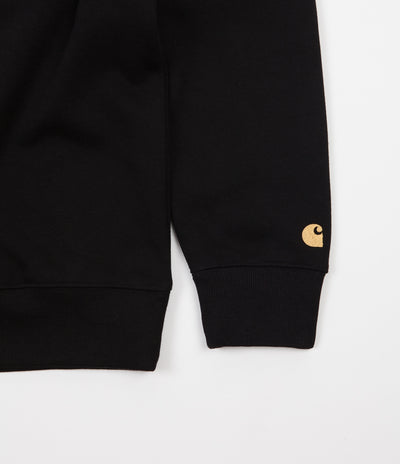 Carhartt Chase Highneck Sweatshirt - Black / Gold