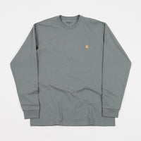 Carhartt Chase Long Sleeve T-Shirt - Cloudy / Gold thumbnail