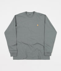 Carhartt Chase Long Sleeve T-Shirt - Cloudy / Gold