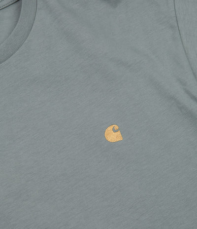 Carhartt Chase Long Sleeve T-Shirt - Cloudy / Gold