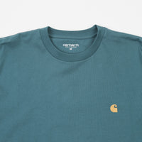 Carhartt Chase Long Sleeve T-Shirt - Hydro / Gold thumbnail