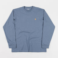 Carhartt Chase Long Sleeve T-Shirt - Mossa / Gold thumbnail