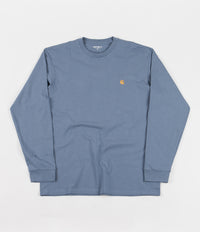 Carhartt Chase Long Sleeve T-Shirt - Mossa / Gold