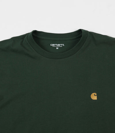 Carhartt Chase Long Sleeve T-Shirt - Treehouse / Gold