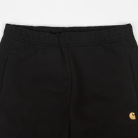 Carhartt Chase Shorts - Black / Gold thumbnail