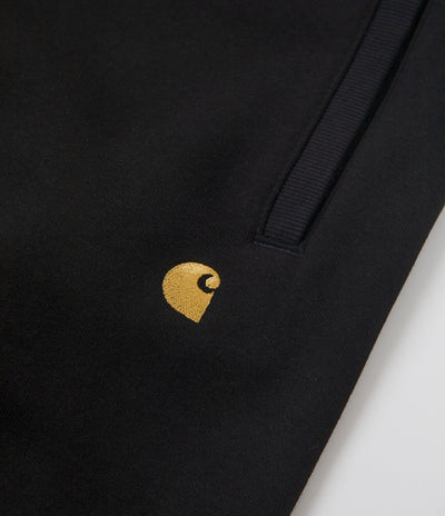 Carhartt Chase Shorts - Black / Gold