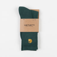 Carhartt Chase Socks - Dark Fir / Gold thumbnail