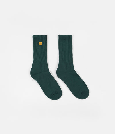 Carhartt Chase Socks - Dark Fir / Gold