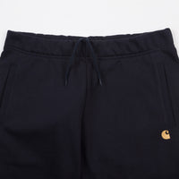 Carhartt Chase Sweat Shorts - Dark Navy / Gold thumbnail