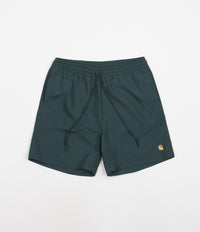 Carhartt Chase Swim Trunks - Botanic / Gold