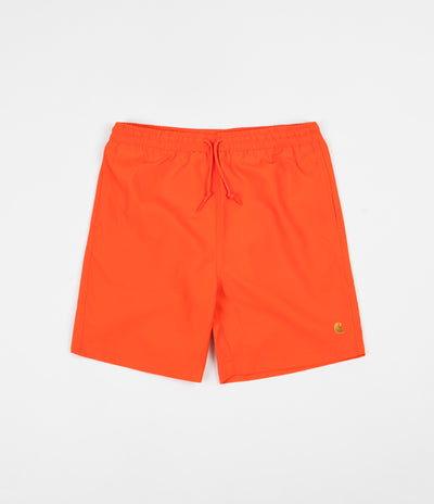 Carhartt Chase Swim Trunks - Pepper / Gold