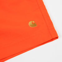 Carhartt Chase Swim Trunks - Pepper / Gold thumbnail