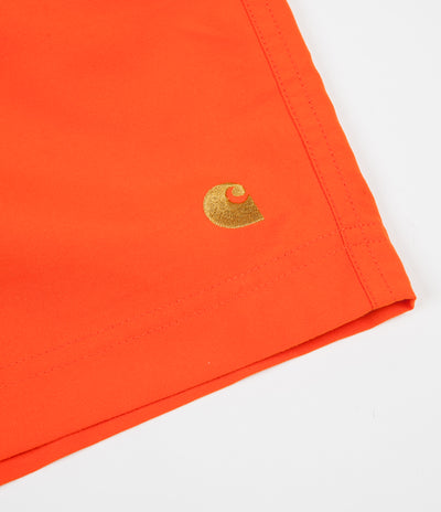 Carhartt Chase Swim Trunks - Pepper / Gold