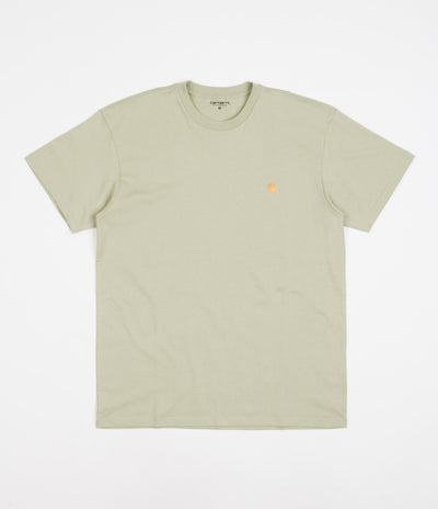 Carhartt Chase T-Shirt - Agave / Gold