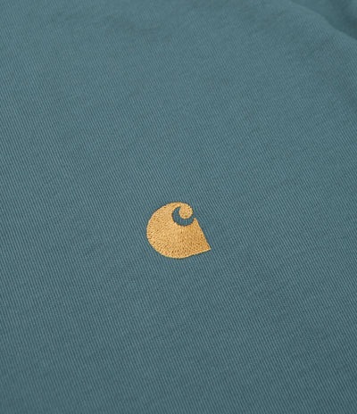 Carhartt Chase T-Shirt - Hydro / Gold