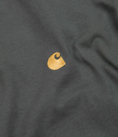 Carhartt Chase T-Shirt - Jura / Gold