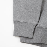 Carhartt Chase Zip Neck Sweatshirt - Dark Grey Heather / Gold thumbnail