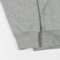 Carhartt Chase Zip Neck Sweatshirt - Grey Heather / Gold thumbnail