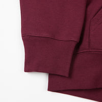 Carhartt Chase Zip Neck Sweatshirt - Merlot / Gold thumbnail