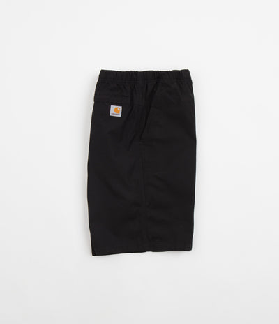 Carhartt Clover Shorts - Black / Stone Washed