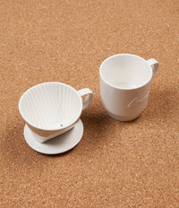 Carhartt Coffee Dripper Set - Porcelain White