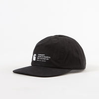 Carhartt Coleman Cap - Black / White thumbnail