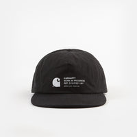 Carhartt Coleman Cap - Black / White thumbnail