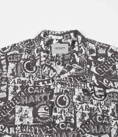 Carhartt Collage Short Sleeve Shirt - Black / White