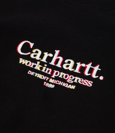 Carhartt Commission Crewneck Sweatshirt - Black