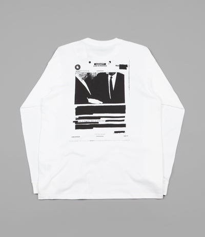 Carhartt Confidential Long Sleeve T-Shirt - White / Black