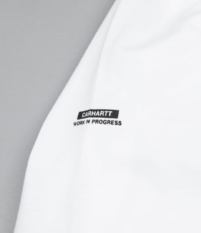 Carhartt Confidential Long Sleeve T-Shirt - White / Black