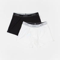 Carhartt Cotton Trunks (2 Pack) - Black / White thumbnail