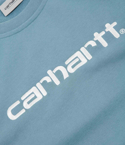 Carhartt Crewneck Sweatshirt - Dusty Blue / Wax